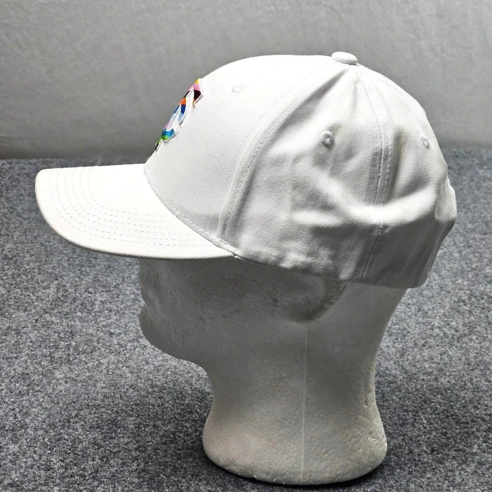 Minnesota Twins Hat Pride White Rainbow Awareness Ribbon MLB Baseball Fanwear